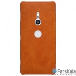 کیف چرمی نیلکین Nillkin Qin Leather Case Sony Xperia XZ2