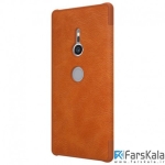 کیف چرمی نیلکین Nillkin Qin Leather Case Sony Xperia XZ2