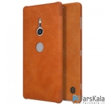 کیف چرمی نیلکین Nillkin Qin Leather Case Sony Xperia XZ2