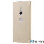 کیف نیلکین Nillkin Sparkle Leather Case Sony Xperia XZ2