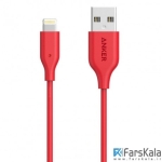 کابل لایتنینگ شارژ و انتقال داده  Anker PowerLine+ 3ft Lightning