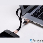 کابل شارژ و انتقال داده بیسوس  Baseus Two-In-One-Portable Cable 23cm Lightning