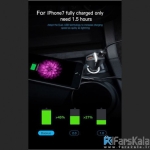 شارژر فندکی 2 پورت بیسوس  Baseus Rocket Dual-USB Car Charger