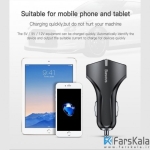 شارژر فندکی 2 پورت بیسوس  Baseus Rocket Dual-USB Car Charger