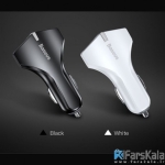 شارژر فندکی 2 پورت بیسوس  Baseus Rocket Dual-USB Car Charger