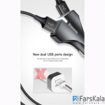 شارژر فندکی 2 پورت بیسوس  Baseus Rocket Dual-USB Car Charger