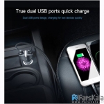 شارژر فندکی 2 پورت بیسوس  Baseus Rocket Dual-USB Car Charger