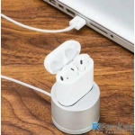 داک شارژ سریع بی سیم ایرپاد Coteetci Aluminum alloy Wireless Bluetooth Headset Charger