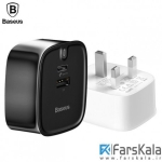 شارژر دیواری سریع بیسوس Baseus Funzi Type-C PD And USB Quick Charger