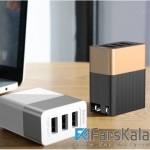شارژر دیواری 3 پورت سریع بیسوس Baseus Duke 3USB Smart Quick Charger