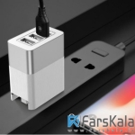 شارژر دیواری 3 پورت سریع بیسوس Baseus Duke 3USB Smart Quick Charger