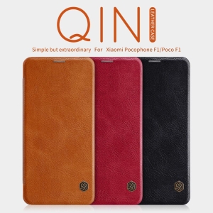 کیف چرمی نیلکین Nillkin Qin Case Xiaomi Pocophone F1/ Poco F1