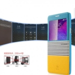 کیف چرمی Baseus-EDEN برای گوشی Samsung Galaxy Note 4