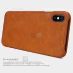کیف چرمی نیلکین Nillkin Qin Case Apple iPhone XS Max