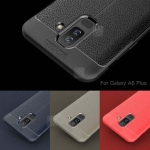 قاب ژله ای طرح چرم Auto Focus Jelly Case Samsung Galaxy A6 Plus 2018