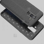 قاب ژله ای طرح چرم Auto Focus Jelly Case Samsung Galaxy A6 Plus 2018