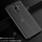 قاب ژله ای طرح چرم Auto Focus Jelly Case Samsung Galaxy A6 Plus 2018