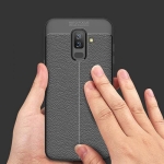 قاب ژله ای طرح چرم گوشی سامسونگ J8 مدل Auto Focus