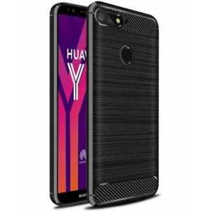 قاب محافظ ژله ای هوآوی Carbon Fibre Case Huawei Honor 7C / Enjoy 8