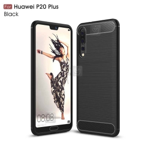 قاب محافظ ژله ای هوآوی Carbon Fibre Case Huawei P20 Pro