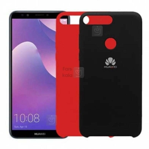 قاب محافظ رنگی سیلیکونی Silicone Cover Huawei Honor 7C / Enjoy 8