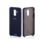قاب محافظ رنگی سیلیکونی Silicone Cover Samsung Galaxy A6 plus 2018