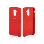 قاب محافظ رنگی سیلیکونی Silicone Cover Samsung Galaxy A6 plus 2018