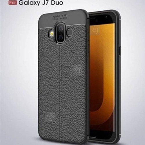 قاب ژله ای طرح چرم Auto Focus Jelly Case Samsung Galaxy J7 Duo