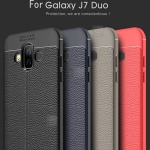 قاب ژله ای طرح چرم Auto Focus Jelly Case Samsung Galaxy J7 Duo