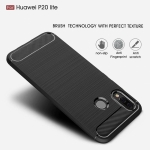 قاب محافظ ژله ای هوآوی Carbon Fibre Case Huawei P20 Lite