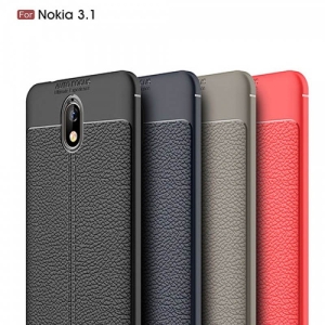 قاب ژله ای طرح چرم Auto Focus Jelly Case Nokia 3.1