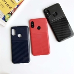 قاب ژله ای طرح چرم فیبر کربنی Auto Focus Jelly Case Xiaomi Mi A2 Lite / Redmi 6 Pro