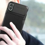 قاب ژله ای طرح چرم فیبر کربنی Auto Focus Jelly Case Xiaomi Mi A2 / Mi 6X