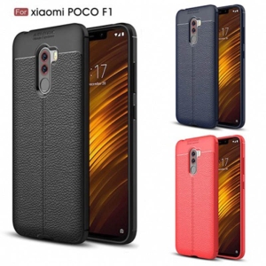 قاب ژله ای طرح چرم Auto Focus Jelly CaseXiaomi Pocophone F1 / Poco F1