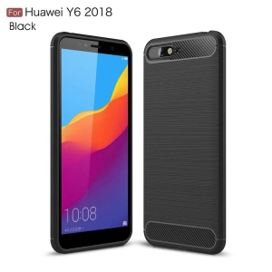 قاب محافظ ژله ای هوآوی Carbon Fibre Case Huawei Y6 2018 / Honor 7A