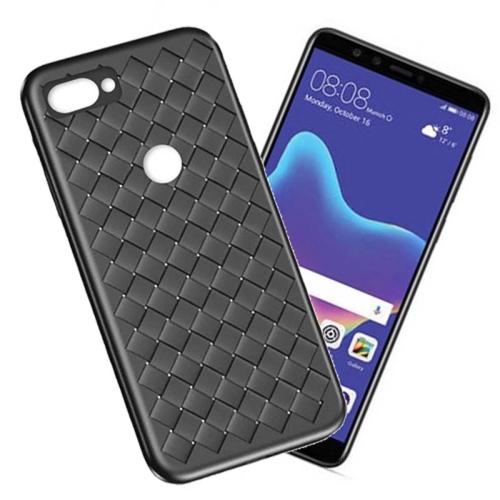 قاب ژله ای طرح چرم حصیری Huawei Y9 2018