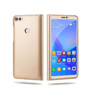 کیف محافظ چرمی Window Flip Cover برای گوشی Huawei Y9 2018