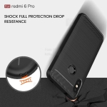 قاب محافظ ژله ای شیائومی Carbon Fibre Case Xiaomi Mi A2 Lite / Redmi 6 Pro