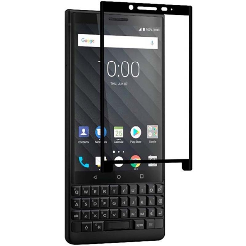 محافظ صفحه نمایش شیشه ای تمام صفحه 3D Glass برای گوشی BlackBerry Key2