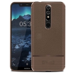 قاب ژله ای طرح چرم نوکیا Becation Ruged Armor Soft Case Nokia 5.1 Plus /Nokia X5