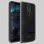 قاب ژله ای طرح چرم نوکیا Becation Ruged Armor Soft Case Nokia 5.1 Plus /Nokia X5