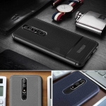 قاب ژله ای طرح چرم نوکیا Becation Ruged Armor Soft Case Nokia 6.1 Plus / Nokia X6