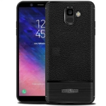 قاب ژله ای طرح چرم سامسونگ Becation Ruged Armor Soft Case Samsung Galaxy A6 2018