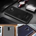 قاب ژله ای طرح چرم سامسونگ Becation Ruged Armor Soft Case Samsung Galaxy A6 2018