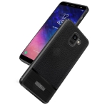 قاب ژله ای طرح چرم سامسونگ Becation Ruged Armor Soft Case Samsung Galaxy A6 2018