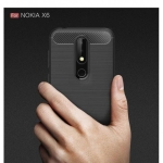 قاب محافظ ژله ای نوکیا Carbon Fibre Case Nokia 6.1 Plus