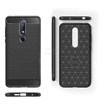 قاب محافظ ژله ای نوکیا Carbon Fibre Case Nokia 6.1 Plus