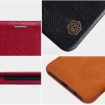 کیف چرمی نیلکین سامسونگ Nillkin Qin Leather Case Samsung Galaxy A9s, A9 Star Pro, A9 2018