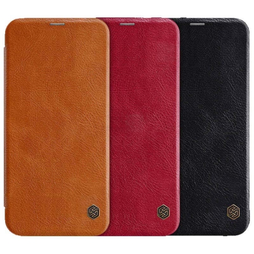 کیف چرمی نیلکین سامسونگ J4 Core مدل Qin