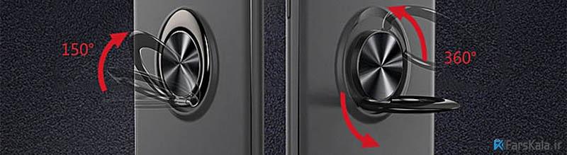 قاب محافظ ژله ای Magnetic Ring Case Samsung Galaxy J6 Plus